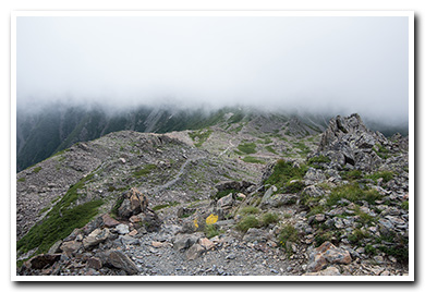 白峰三山・間ノ岳
