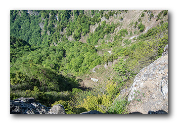 戸隠山・蟻の塔渡り