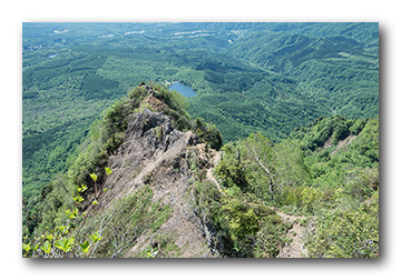 戸隠山・蟻の塔渡り